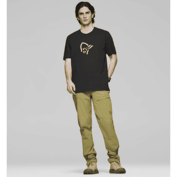 T-shirt a manches courtes Norrona /29 cotton viking T-Shirt Men Caviar Black/Snowdrop