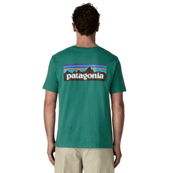 T-shirt a manches courtes Patagonia P-6 Logo T-Shirt Men Undyed Natural
