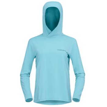 T-shirt a manches longues Norrona femund tech Hood Women Aqua Haze
