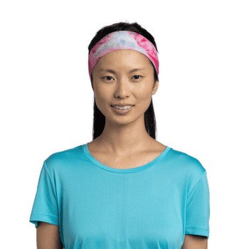Bandeau Buff Coolnet UV Slim Headband ESMERALD FLUOR FUCHSIA