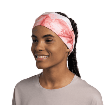 Bandeau Buff Coolnet UV Wide Headband SENIA AZALEA