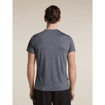 T-shirt a manches courtes Icebreaker Merino Blend 125 Cool-Lite Sphere SS Tee IB Vertical Men Midnight Navy Hthr
