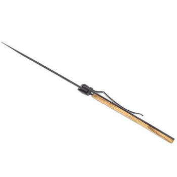 Couteau Deejo Tattoo Black olive wood Mushroom