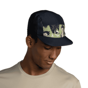 Casquette de baseball Buff 5 PANEL GO CAP CHOMP RUB CHOMP BLACK
