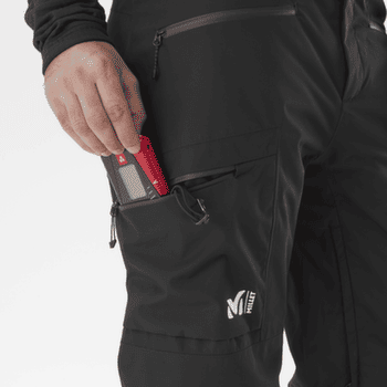 Pantalons Millet COSMIC HYBRID BIB Men BLACK - NOIR
