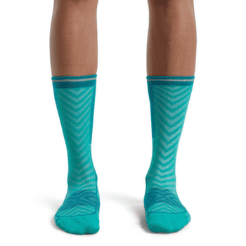 Chaussettes Icebreaker Merino Run+Ultralight Crew Women PINK QUARTZ/PORCINI