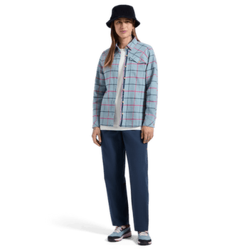 Chemises a manches longues La Sportiva RAMBLER LIGHT FLANNEL SHIRT Women Limestone/Night Sky