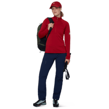 Sweat-shirt Mammut Taiss ML Half Zip Pull Women acacia
