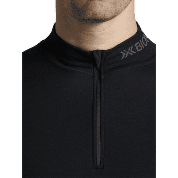 T-shirt a manches longues X-Bionic MIGHTYWOOL SHIRT LS 1/2 ZIP MEN X Black