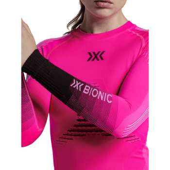 T-shirt a manches longues X-Bionic INVENT GRAPHICS SHIRT LS Women FLUO PINK/X WHITE