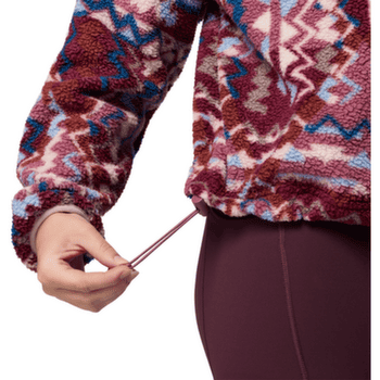Sweat-shirt Columbia Helvetia™ II Printed Cropped Half Snap Women Antique Mauve, Geomix 555