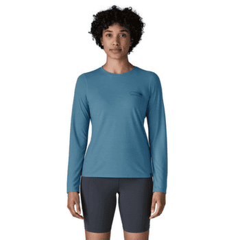 T-shirt a manches longues Patagonia LONG-SLEEVED CAP COOL TRAIL SHIRT Women Ink Black