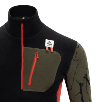 T-shirt a manches longues Aclima WarmWool Lars Monsen Polo Tarmac Femunden