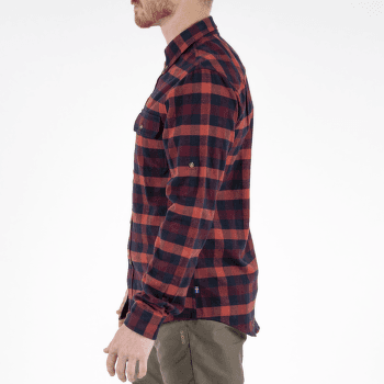 Chemises a manches longues Fjällräven Skog Shirt Men Dark Navy-Dark Oak