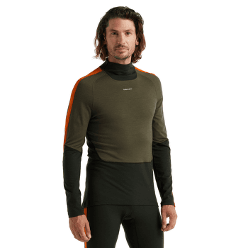T-shirt a manches longues Icebreaker Sonebula LS High Neck 200 Men MID NVY/ROYAL NVY/SNOW/CB