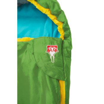 Sac de couchage Grüezi bag Kids Grow Colorful Gecko Green