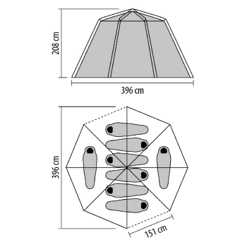 Tente Coleman Cortes Octagon 8