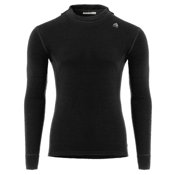 Sweat-shirt Aclima WarmWool hoodsweater V2 Men Jet Black