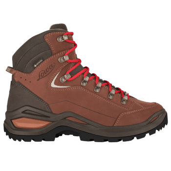 Chaussures Lowa Renegade 100 GTX MID Women mahagony/red