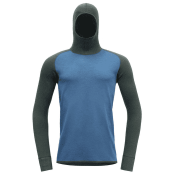 T-shirt a manches longues Devold Kvitegga Merino 230 Hoodie Men 427C WOODS/BLUE