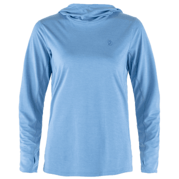 T-shirt a manches longues Fjällräven Abisko Sun-hoodie Women Ultramarine