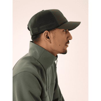 Casquette de baseball Arcteryx Bird Word Trucker Curved Phantasm/Euphoria