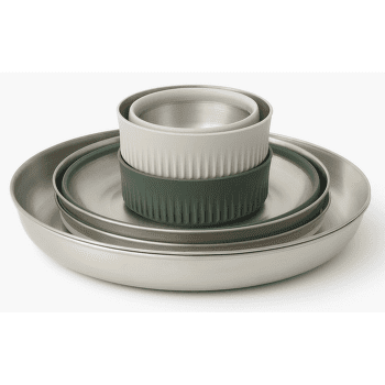 Ustensiles Sea to Summit Detour Stainless Steel Collapsible Dinnerware Set - [2P] [6 Piec]