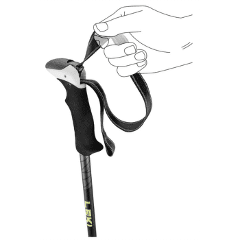 Trou Leki Khumbu Lite Pro black-dark anthracite-frozen yellow