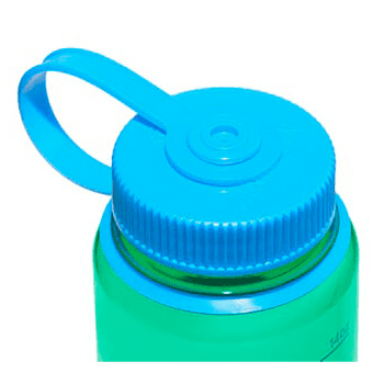 Bouteille Nalgene Wide-Mouth 500 mL Sustain Clear w/Red Cap, Sustain 682021-0335