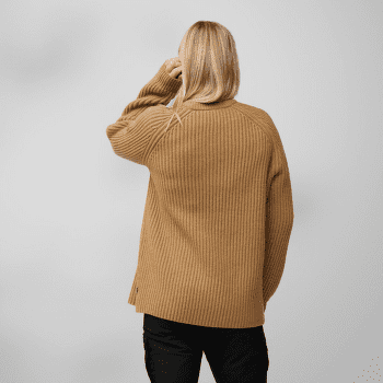 Pull Fjällräven Övik Rib Sweater Women Navy
