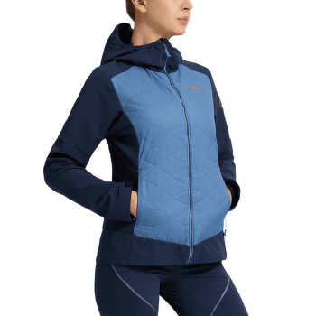 Veste La Sportiva KAP HYBRID HOODY Women Cerise/Crystal