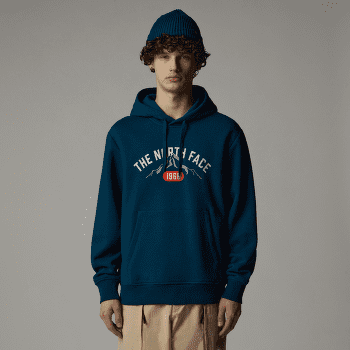 Sweat-shirt The North Face HOODIE VARSITY GRAPHIC Men MIDNIGHT PETROL