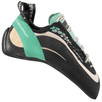Chaussons d'escalade La Sportiva Miura Women White/Jade Green_W00E04