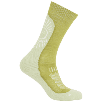 Chaussettes Icebreaker Merino Hike+ Light Crew IB Solar OLIVE/ASHEN/SNOW