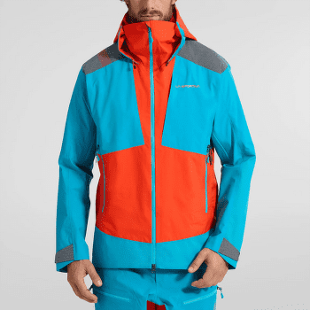 Veste La Sportiva Supercouloir GTX Pro Jacket Men Cherry Tomato/Tropic Blue