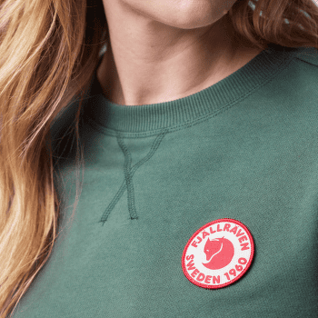 Pull Fjällräven 1960 Logo Badge Sweater Women Chalk White