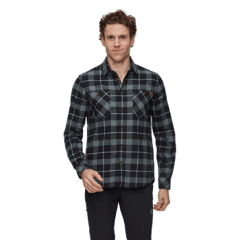 Chemises a manches longues Mammut Alvra Longsleeve Shirt Men 00808 black-strata