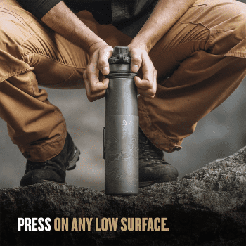 Filtre Grayl GeoPress Purifier Titanium Bottle Olive Drab