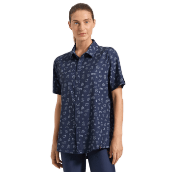 Chemises a manches courtes La Sportiva MOVE TECH SHIRT Night Sky/Chalk
