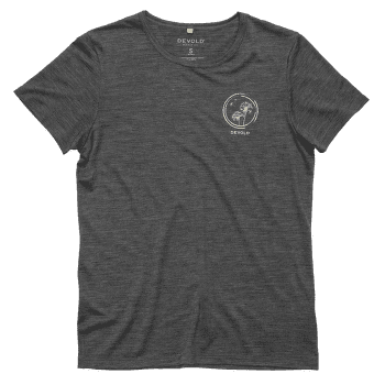 T-shirt a manches courtes Devold Active Spring Tee Women 940A ANTHRACITE