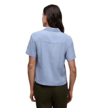 Chemises a manches courtes Black Diamond Scenic Route SS Shirt Women Moonstone-Chalk