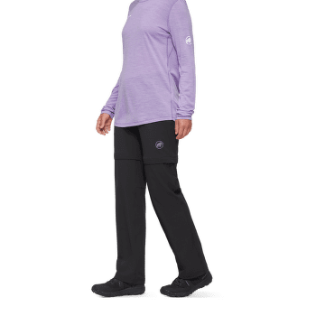 Pantalons Mammut HIKING ZIP OFF PANTS WOMEN black 0001