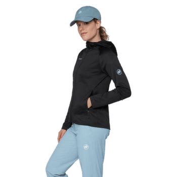 Sweat-shirt Mammut CRAG ML HOODED JACKET WOMEN black 0001