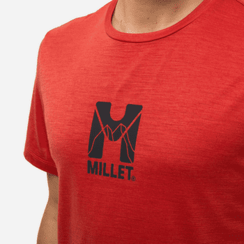T-shirt a manches courtes Millet UBIC WOOL TS SS Men CORONET BLUE