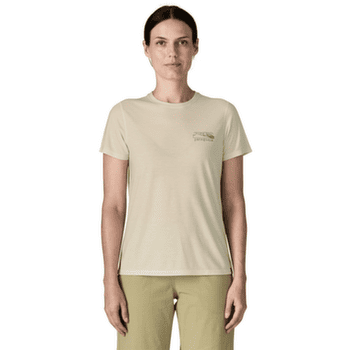 T-shirt a manches courtes Patagonia Cap Cool Trail Shirt - Stratapeaks Women Shore Blue