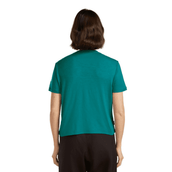 T-shirt a manches courtes Icebreaker Merino 150 Tech Lite SS Crop Tee Women TIDAL TEAL