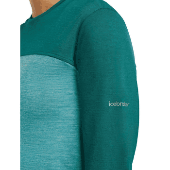 T-shirt a manches longues Icebreaker Merino 125 Cool-Lite™ Sphere LS Tee Colour Block Women TIDALTALHTHR/TIDALTEAL/CB