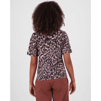 T-shirt a manches courtes Mons Royale Icon Merino T-Shirt Women Rock Leopard
