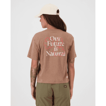 T-shirt a manches courtes Mons Royale Yonder Merino Organic Cotton T-Shirt Women Mocha