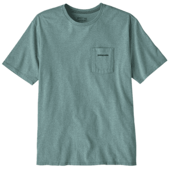 T-shirt a manches courtes Patagonia Boardshort Logo Pocket Responsibili Tee Men Blue Sage